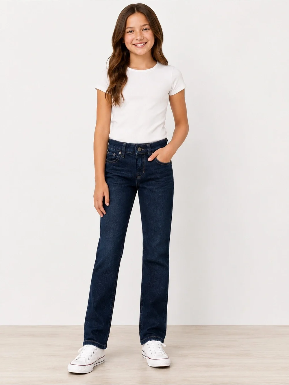 Joe’s Jeans Girls King Dark Wash Straight Leg Jeans Size 7